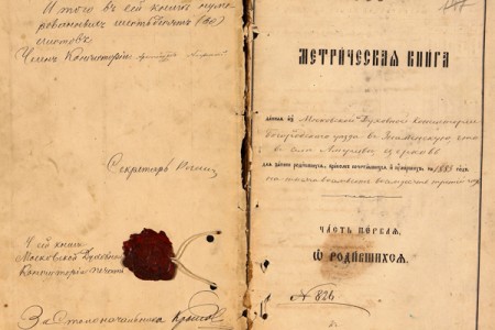 1883. Метрическая книга.