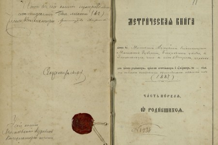 1887. Метрическая книга.