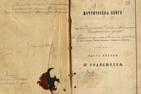 1888. Метрическая книга.