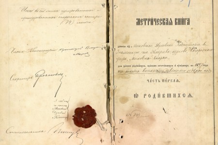1897. Метрическая книга.