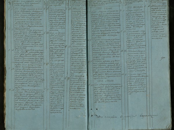 Метрическая книга Знаменская церковь села Амерево за 1820г.