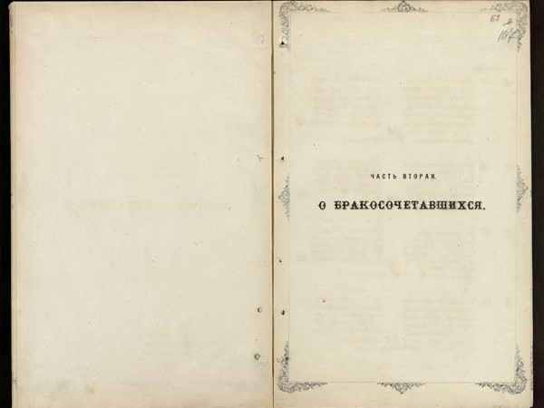 Метрическая книга Знаменская церковь села Амерево за 1874г. О бракосочетавшихся.