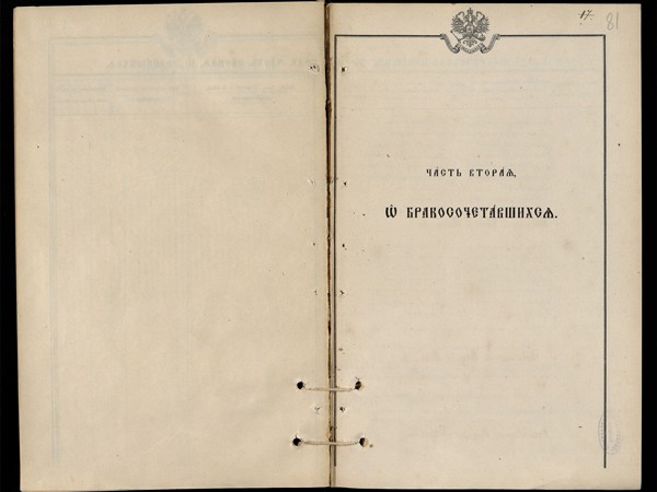 Метрическая книга Знаменская церковь села Амерево за 1911г. О бракосочетавшихся.