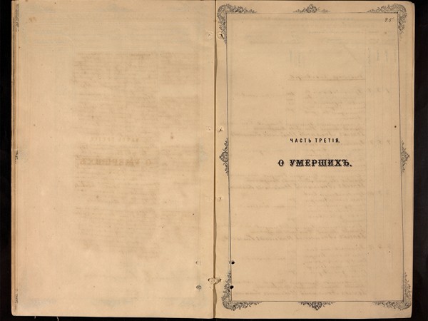 Метрическая книга Знаменская церковь села Амерево за 1875г. Об умерших.